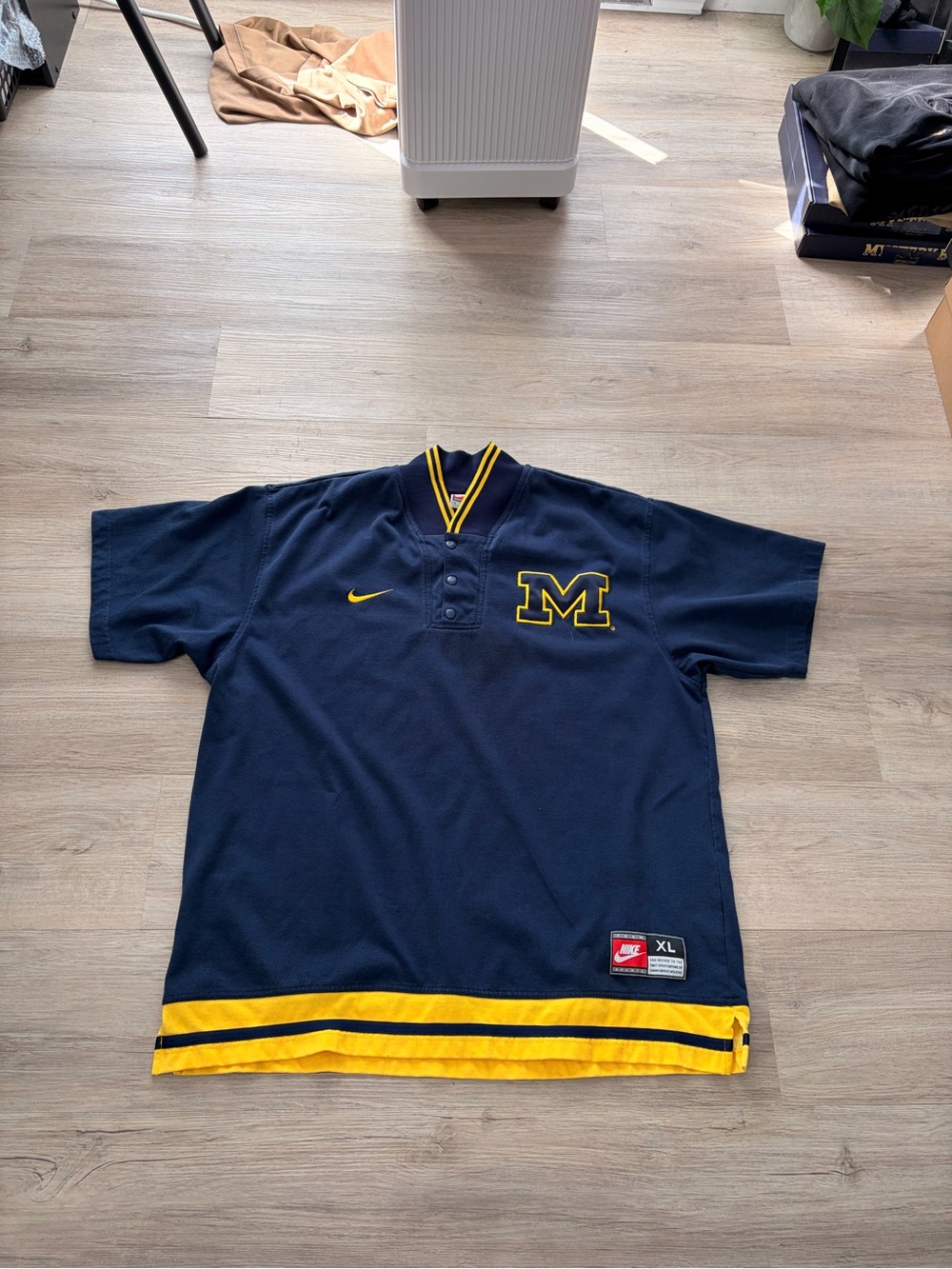 90s Nike Michigan polo shirt